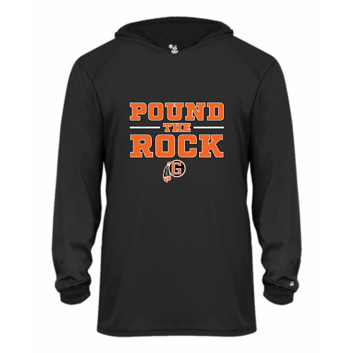 Grafton HS Football - Youth LS Performance Tee with Hood