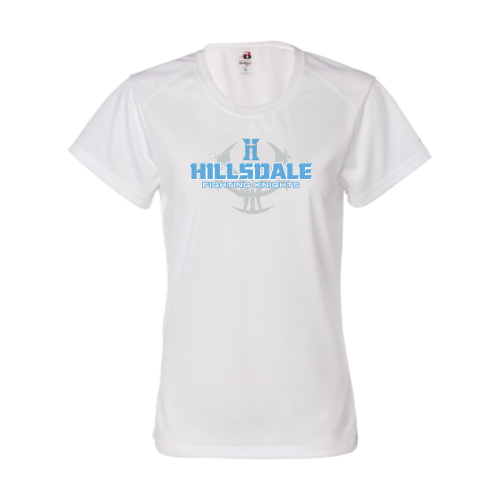 Hillsdale Basketball - Badger - B-Dry Core Ladies T-Shirt