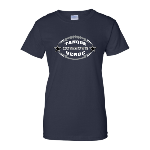 Tanque Verde Cowboys - Ladies Short Sleeve Cotton Tee