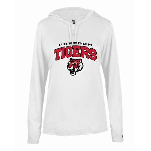 FMS Ladies Long Sleeve Performance Tee with Hood