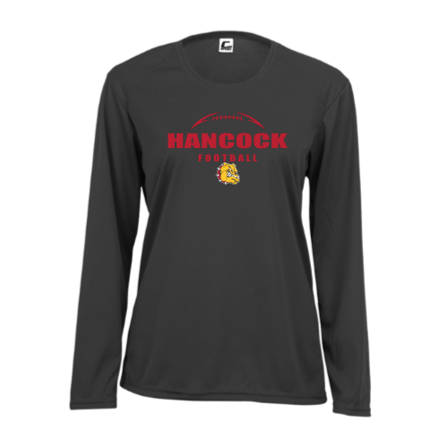 Load image into Gallery viewer, Hancock Football - Ladies LS Performance Tee
