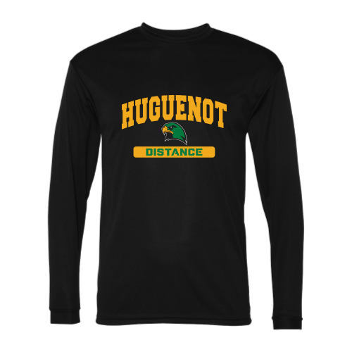 Load image into Gallery viewer, Huguenot Track and Field Distance - Adult LS Performance Tee
