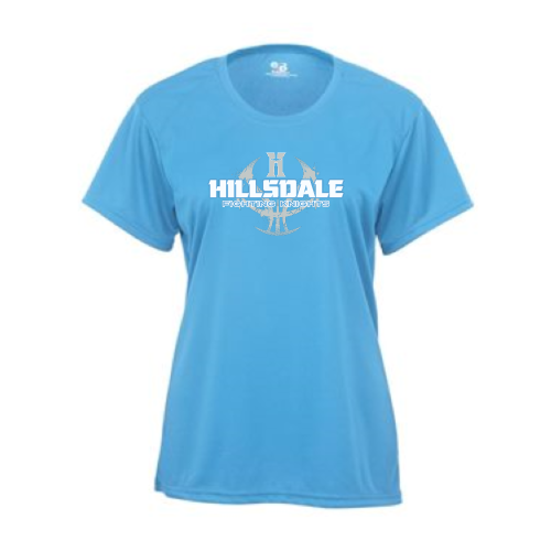 Load image into Gallery viewer, Hillsdale Basketball - Badger - B-Dry Core Ladies T-Shirt
