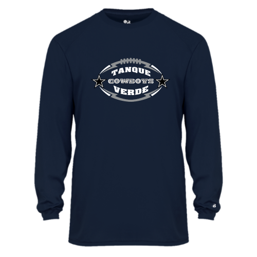 Load image into Gallery viewer, Tanque Verde Cowboys - Youth LS Performance Tee
