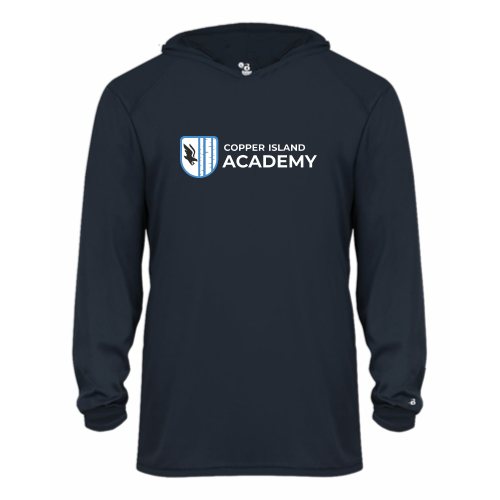 Copper Island - Youth LS Performance Tee with Hood
