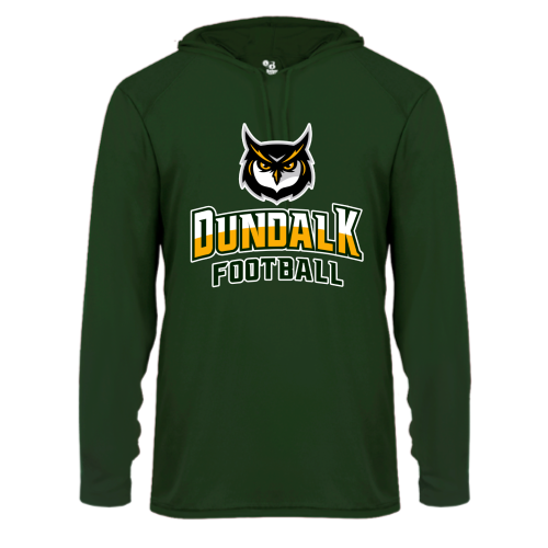 Dundalk High School - Adult LS Performance Tee with Hood