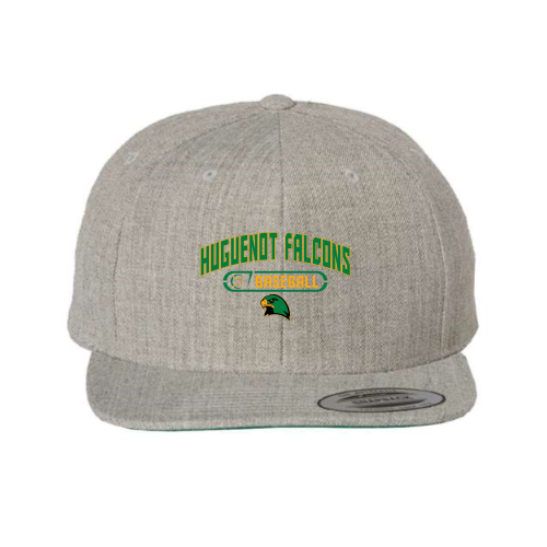 Huguenot Falcons Baseball - Premium Flat Bill Snapback