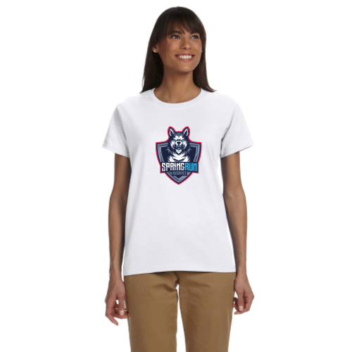 Spring Run - Ladies Short Sleeve Cotton Tee