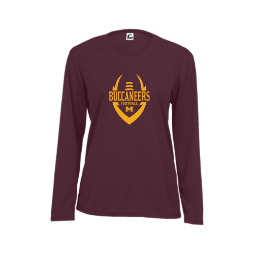Load image into Gallery viewer, Milford Buccaneers - Ladies LS Performance Tee
