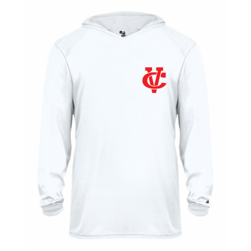 Load image into Gallery viewer, Coosa Valley Softball - Youth LS Performance Tee with Hood
