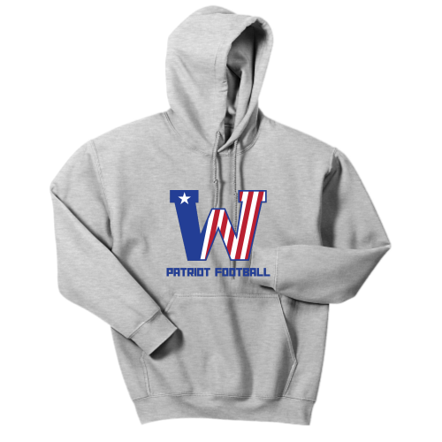 Load image into Gallery viewer, Washington Patriot Football - Adult Pullover Hood Sweatshirt
