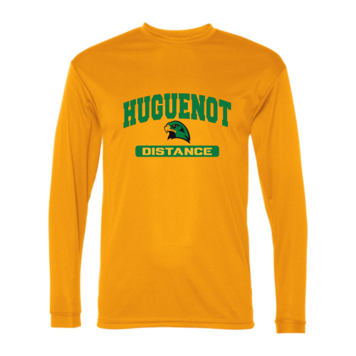 Load image into Gallery viewer, Huguenot Track and Field Distance - Adult LS Performance Tee

