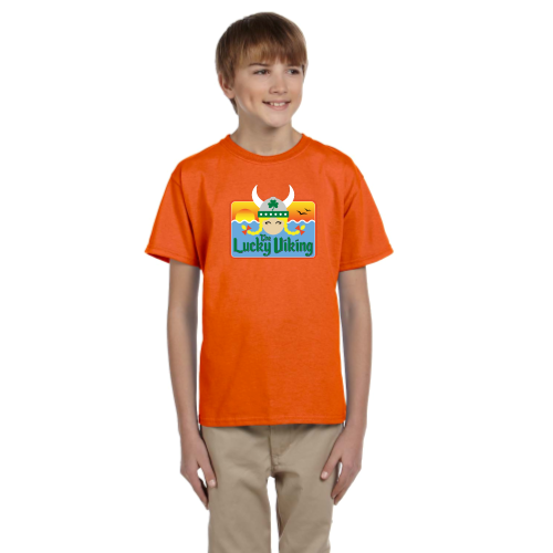 The Lucky Viking -  Youth Short Sleeve Cotton Tee