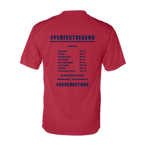 Oakland Middle School - Adult B-Core SS Performance Tee