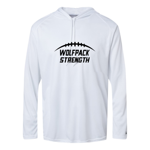 Lincoln HS - Adult LS Performance Tee with Hood