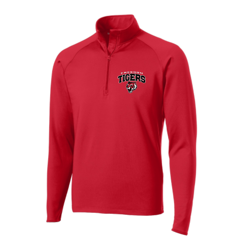 FMS Red Sport Wicking 1-4 Zip Pullover