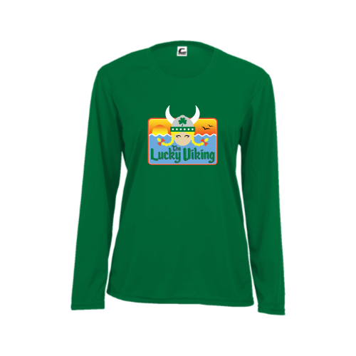 The Lucky Viking -  Ladies LS Performance Tee