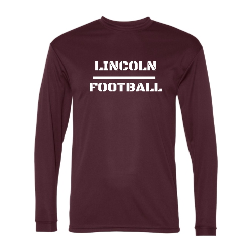 Lincoln Football - Adult LS Performance Tee