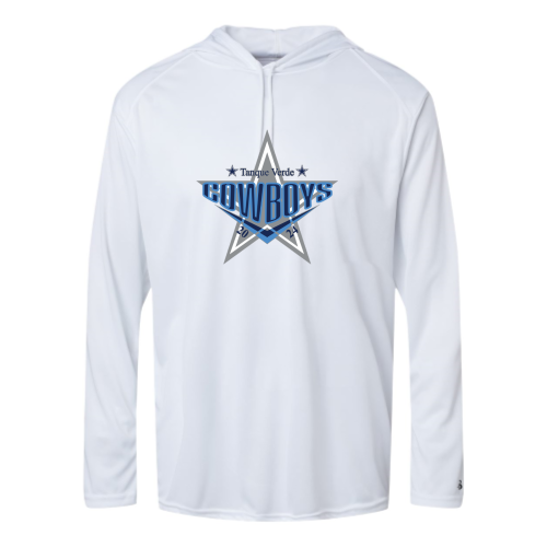 Load image into Gallery viewer, Tanque Verde YFB - Adult LS Performance Tee with Hood
