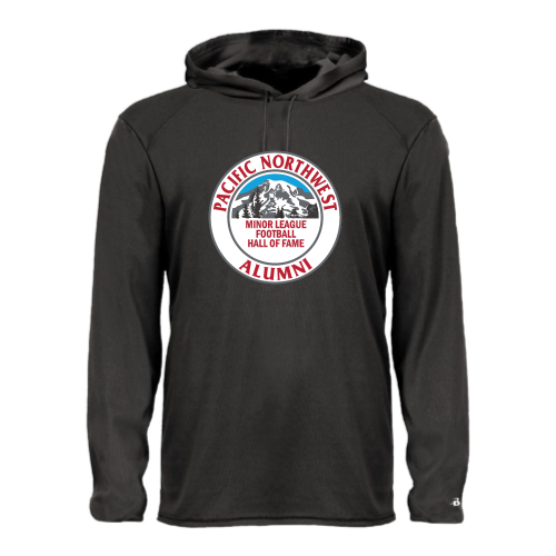 Load image into Gallery viewer, Pacific NW Football - Adult LS Performance Tee with Hood
