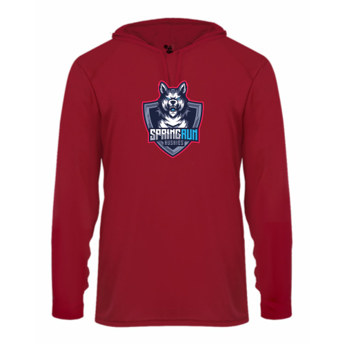 Spring Run - Youth LS Performance Tee with Hood