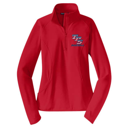 Load image into Gallery viewer, TPS Baseball - Ladies Sport Wicking 1-4 Zip Pullover
