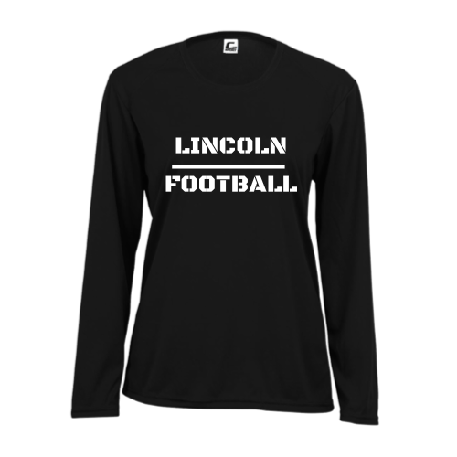 Load image into Gallery viewer, Lincoln Football - Ladies LS Performance Tee
