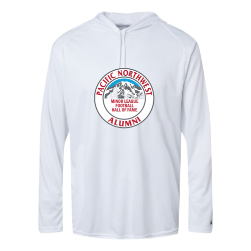 Load image into Gallery viewer, Pacific NW Football - Adult LS Performance Tee with Hood
