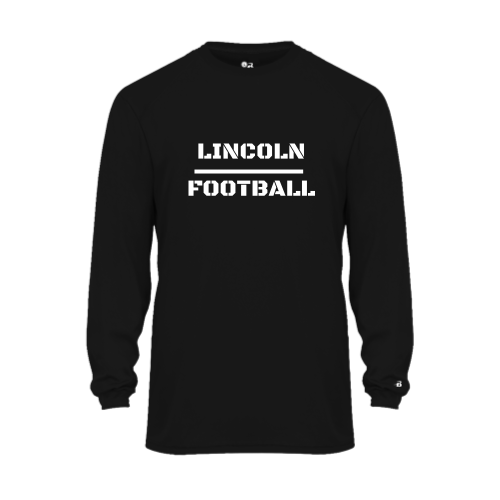 Load image into Gallery viewer, Lincoln Football - Youth LS Performance Tee
