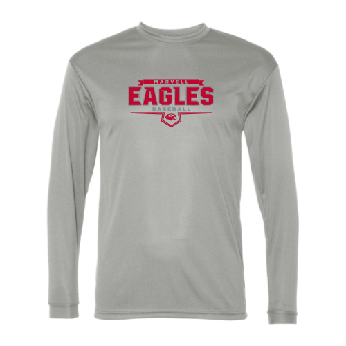 Marvell Eagles - Adult LS Performance Tee