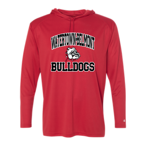 Load image into Gallery viewer, WB Youth Football -  Adult LS Performance Tee with Hood
