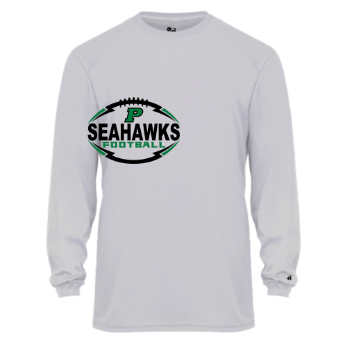 Load image into Gallery viewer, Peninsula Youth Seahawks - Youth LS Performance Tee
