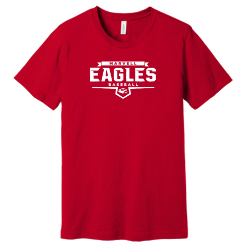 Marvell Eagles - Canvas Adult Short Sleeve Cotton Tee