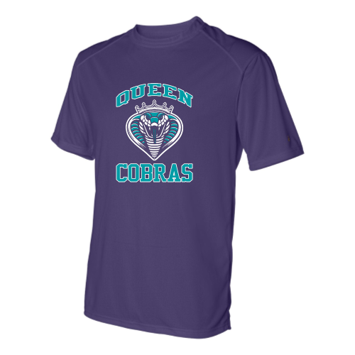 Queen Cobras - Adult B-Core SS Performance Tee