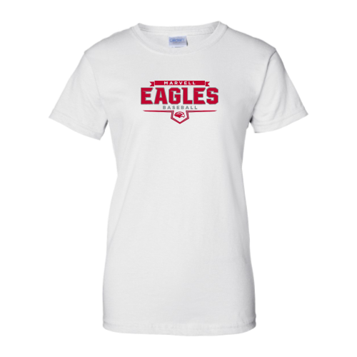 Load image into Gallery viewer, Marvell Eagles - Ladies Short Sleeve Cotton Tee
