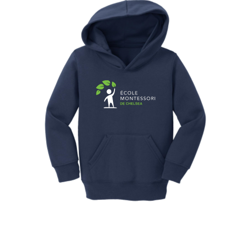 Ecole Montessori - Port & Company Toddler Core Fleece Pullover Hooded Sweatshirt