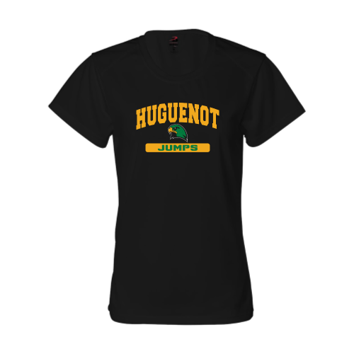 Load image into Gallery viewer, Huguenot Track and Field Jumps - Ladies B-Core SS Performance Tee
