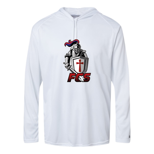 Faith Christian School - Adult LS Performance Tee with Hood
