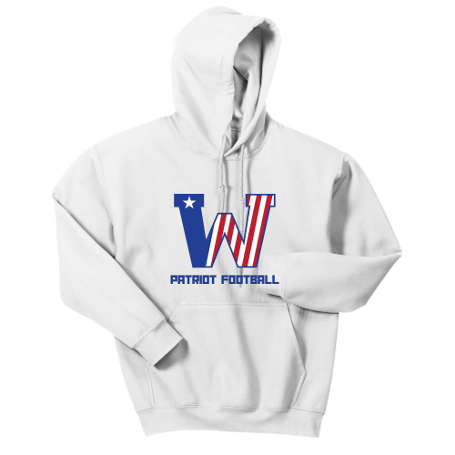 Load image into Gallery viewer, Washington Patriot Football - Adult Pullover Hood Sweatshirt

