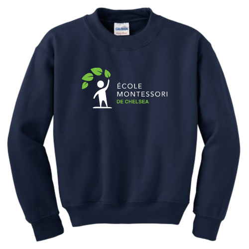 Ecole Montessori - Gildan Youth Heavy Blend Crewneck Sweatshirt