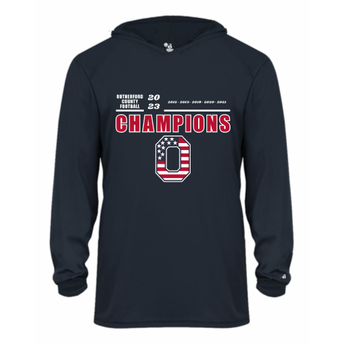 Oakland Middle School - Youth LS Performance Tee with Hood