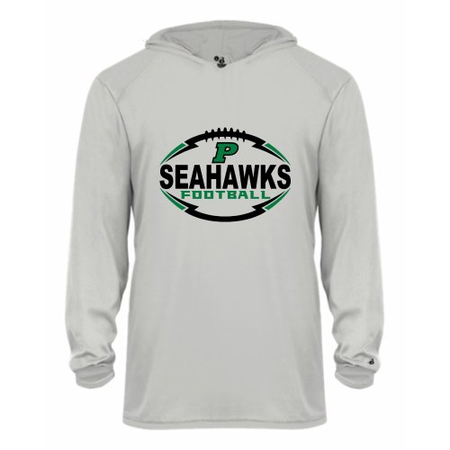 Peninsula Youth Seahawks - Youth LS Performance Tee with Hood
