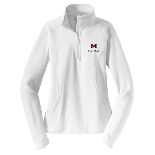 Milford Football - Ladies Sport Wicking 1-4 Zip Pullover