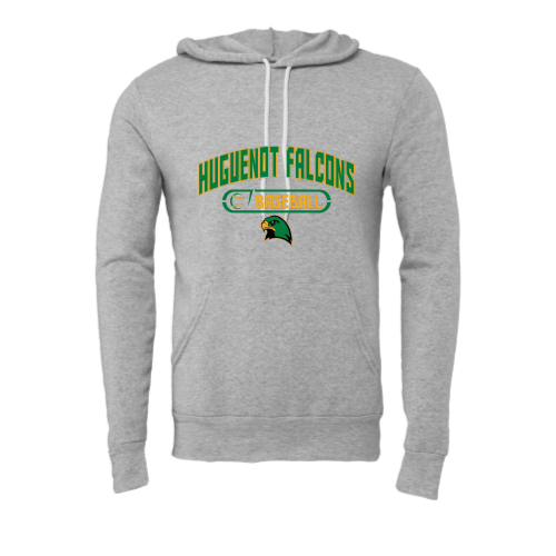 Load image into Gallery viewer, Huguenot Falcons Baseball - Adult Premium Pullover Hood Sweatshirt
