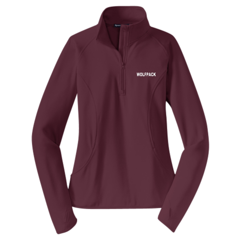 Load image into Gallery viewer, Lincoln Wolfpack - Ladies Sport Wicking 1-4 Zip Pullover
