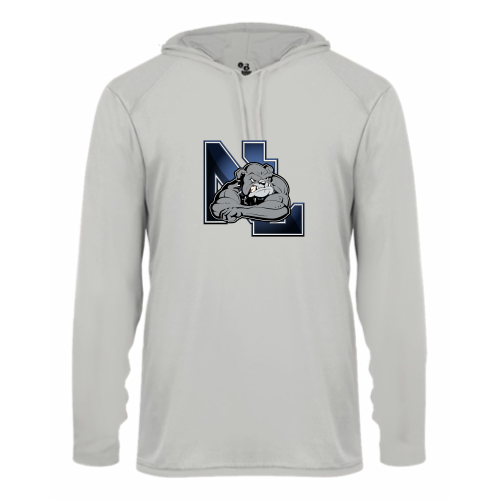 Northern Lehigh Wrestling - Adult LS Performance Tee with Hood