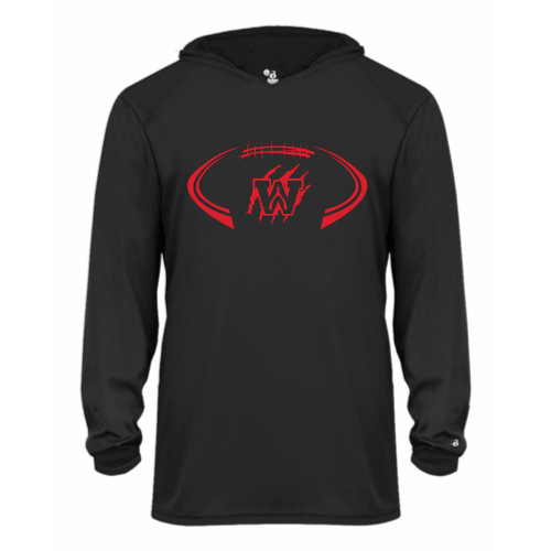 Load image into Gallery viewer, Young Tigers - Youth LS Performance Tee with Hood
