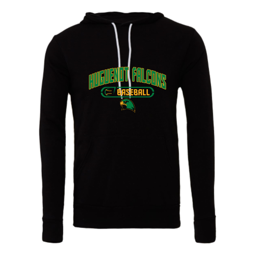 Load image into Gallery viewer, Huguenot Falcons Baseball - Adult Premium Pullover Hood Sweatshirt
