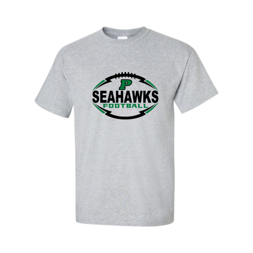 Peninsula Youth Seahawks - Adult Short Sleeve Cotton Tee