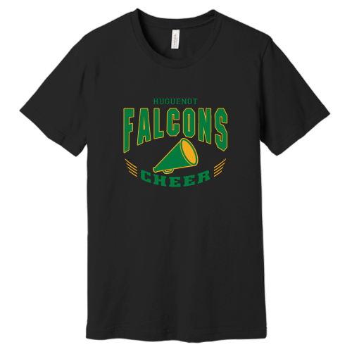 Huguenot Cheer - Canvas Adult Short Sleeve Cotton Tee